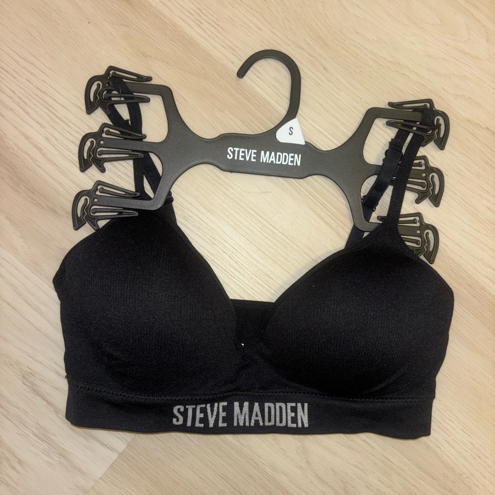Steve Madden Classic Black Bra